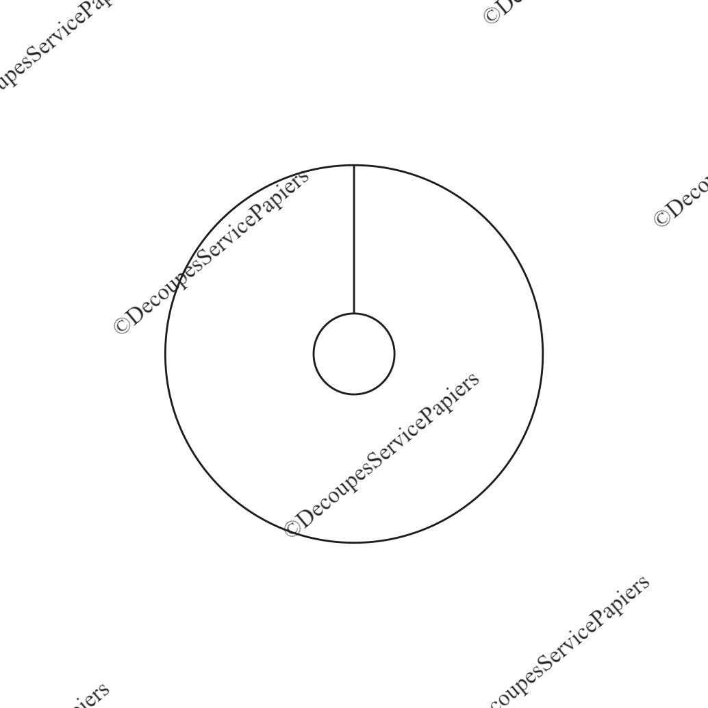 collerette étiquette bière D 70 trou 15